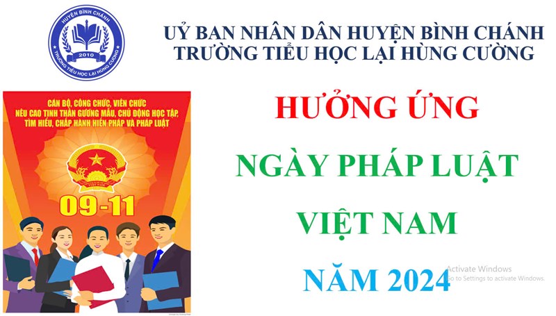 Tuyên truyền Ngày Pháp luật Việt Nam năm 2024