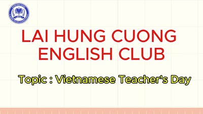 Sinh hoạt Câu lạc bộ Tiếng Anh