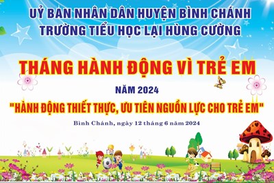 Tháng hành động vì trẻ em - năm 2024