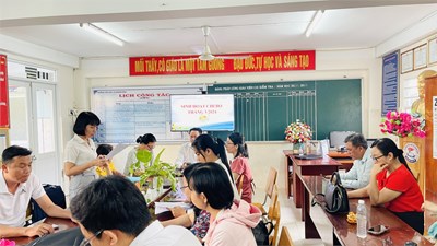 Sinh hoạt chi bộ tháng 3 năm 2024