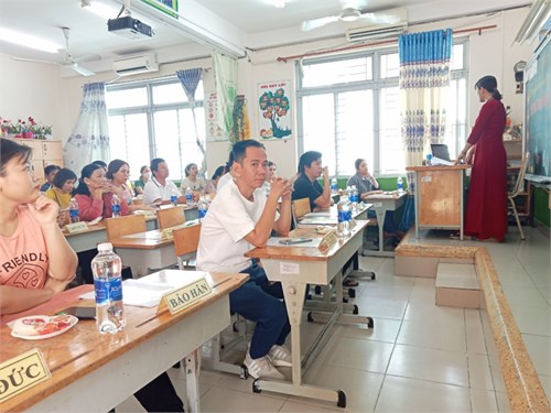 Hội nghị CMHS Sơ kết học kì I sáng ngày 07/01/2024 năm học 2023-2024