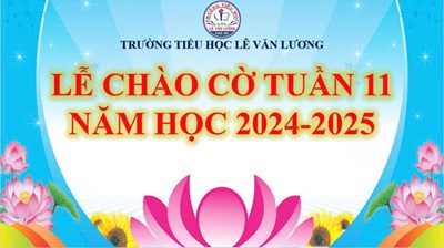 Sinh hoạt dưới cờ tuần 11 - năm học 2024-2025