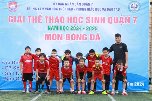 Giải thể thao học sinh Quận 7: Môn Bóng đá