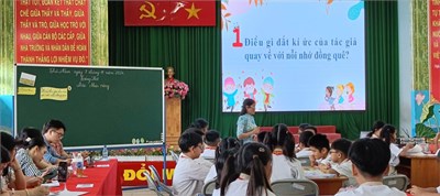 Trường Tiểu học Lê Văn Tám, Quận 7 thực hiện chuyên đề Tiếng Việt “Dạy đọc cho học sinh lớp 5 theo hướng phát triển năng lực” năm học 2024 -2025