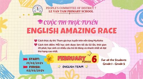Cuộc đua kì thú tháng 02 kì 6 - english amazing race - period 6