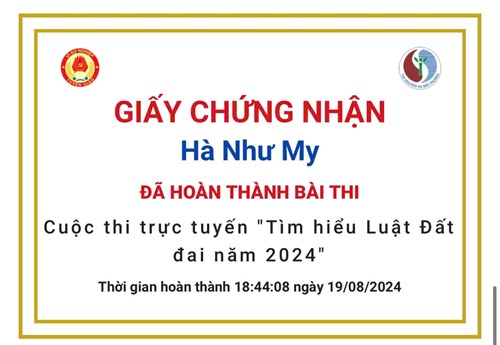 Viên chức, đảng viên Trường Tiểu học Lê Văn Tám tham gia khảo sát, thăm dò dư luận xã hội dự thảo bảng giá đất dự kiến áp dụng tại Thành phố Hồ Chí Minh và tham gia cuộc thi trực tuyến tìm hiểu Luật đất đai năm 2024
