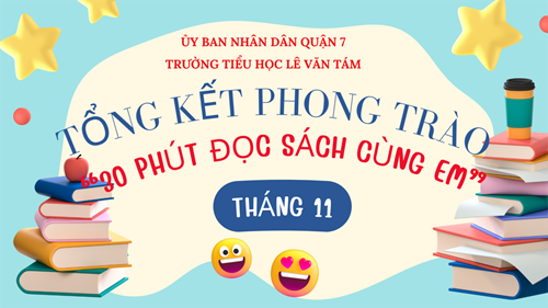 Tổng kết phong trào đọc sách online tháng 11