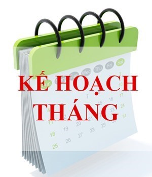 Kế hoạch công tác tháng 01 năm 2024