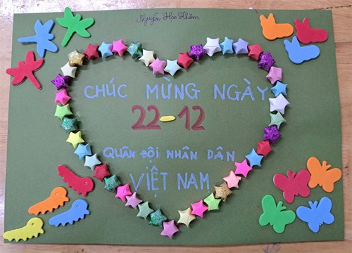 Trường Tiểu học Lương Thế Vinh tổ chức hoạt động nhân dịp kỷ niệm 80 năm Ngày thành lập Quận đội Nhân dân Việt Nam (22/12/1944-22/12/2024).