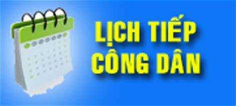 Công khai kế hoạch tiếp công dân năm 2024.