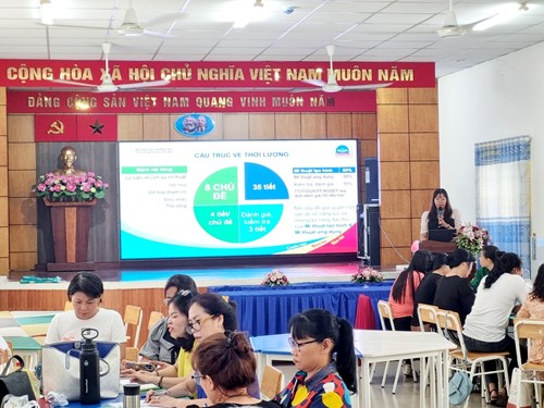 Tập huấn chuyên môn hè 2024: Tập huấn bồi dưỡng giáo viên sử dụng SGK CTGDPT 2018 kết hợp vận dụng phương pháp, kỹ thuật dạy học tích cực - Tổ chuyên môn 5
