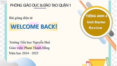Tiếng Anh: Family and Friends 4 Starter Review