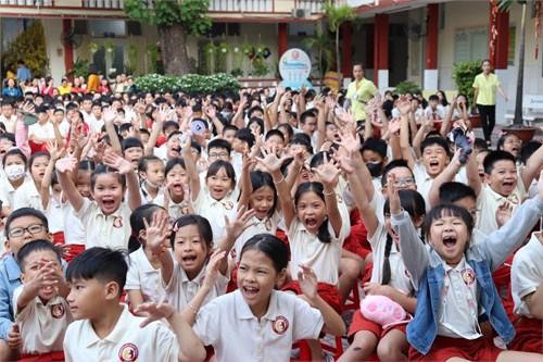 TRƯỜNG TIỂU HỌC NGUYỄN THÁI HỌC TỔ CHỨC SINH HOẠT VUI ĐÓN HỌC SINH NGÀY ĐẦU TIÊN TRỞ LẠI SAU TẾT NGUYÊN ĐÁN XUÂN GIÁP THÌN - Năm 2024