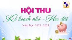 Hội thu Heo đất - Năm học: 2023 - 2024