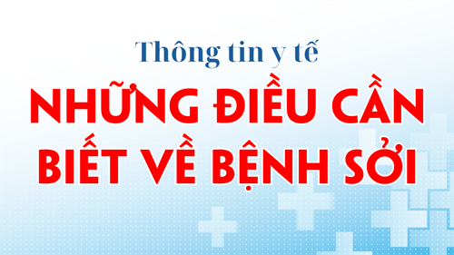 Thông tin y tế: Những điều cần biết về bệnh sởi