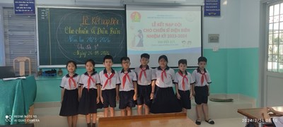 Lễ kết nạp đội viên mới -  Năm học 2023-2024