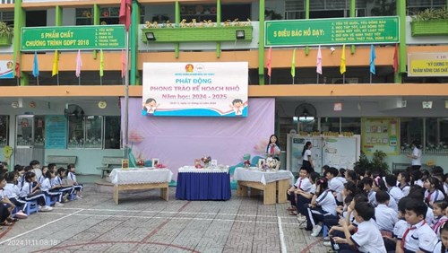 Phát động Phong trào kế hoạch nhỏ - Liên Đội Phạm Hồng Thái