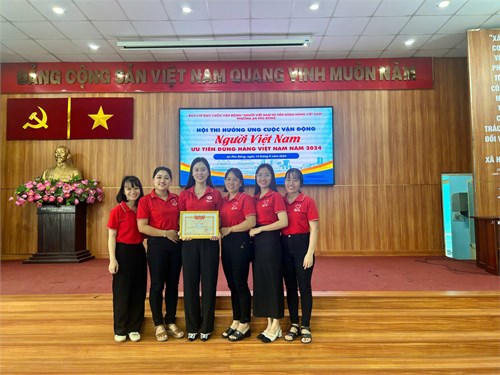 Trường Tiểu học Phạm Văn Chiêu tham gia hội thi Người Việt Nam ưu tiên dùng hàng Việt Nam