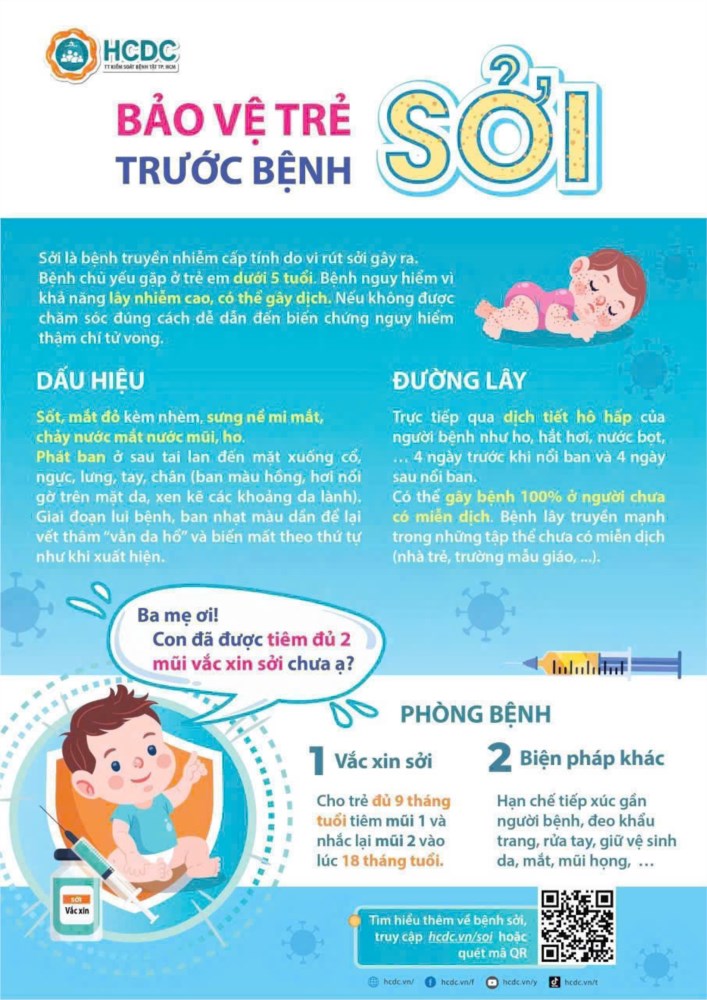 Trường Phú Lâm - Tuyên truyền bệnh Sởi