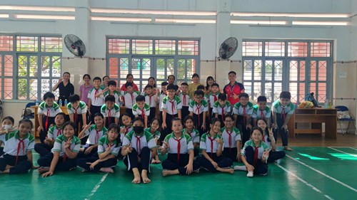 Tiết học mở môn Thể dục - Lớp 5.1, Trường Tiểu học Tạ Uyên