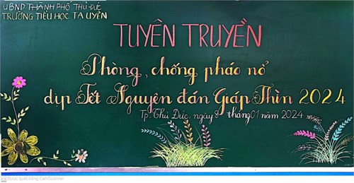 Tuyên truyền phòng, chống pháo nổ dịp Tết Nguyên Đán Giáp Thìn 2024