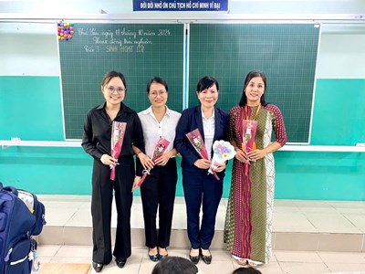  Tiết học mở  năm học 2024 - 2025, lớp 4/1, cô Quách Thu Thủy
