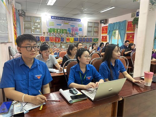 Tham gia chương trình tập huấn: phụ trách chi đội, phụ trách lớp sao nhi đồng năm học 2024 - 2025
