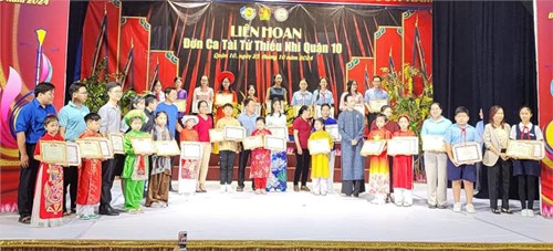 Liên hoan “ Đờn Ca Tài Tử Thiếu Nhi Quận 10” năm 2024