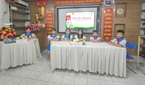 Liên đội Trường Tiểu học Trần Quang Diệu tổ chức Đại hội Liên đội Nhiệm kỳ Năm học 2024 - 2025