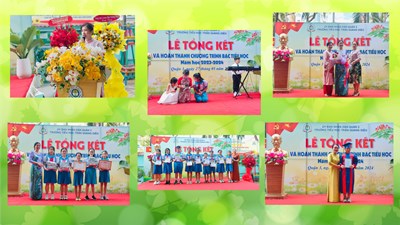 Lễ tổng kết và hoàn thành chương trình bậc tiểu học
năm học 2023 – 2024