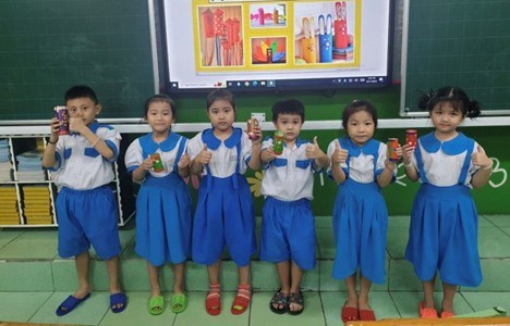 Thực hiện giáo dục Stem khối 1
Tiếp cận theo chương trình GDPT 2018
