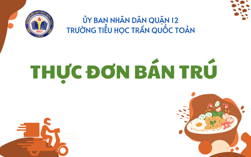 Thực đơn bán trú tuần 5