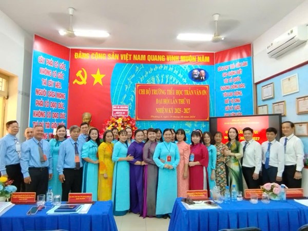 Đại hội Chi bộ Trần Văn Ơn Nhiệm kỳ 2025-2027