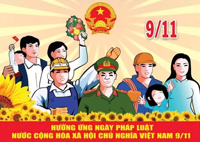 Hưởng ứng ngày pháp luật nước Cộng hoà xã hội chủ nghĩa Việt Nam