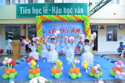Lễ Tri ân và hoàn thành chương trình tiểu học Năm học 2023-2024