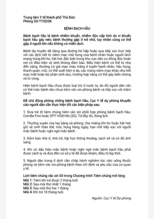 Cách phòng tránh bệnh bạch hầu - bệnh Sởi