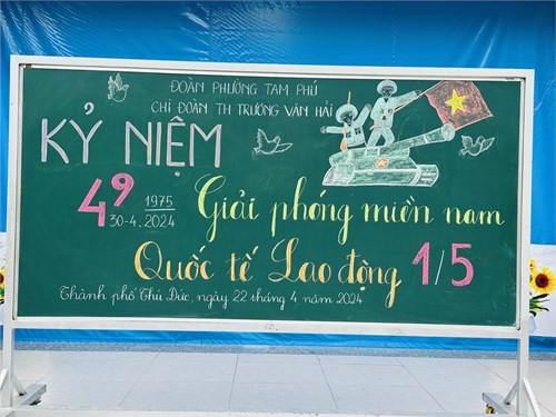 Tuyên truyền kỷ niệm 49 năm ngày Giải phóng miền Nam (30/4/1975 - 30/4/2024) và ngày Quốc tế lao động 01/5.