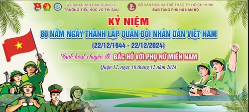 🌻🌻 Giờ Chào Cờ Tuần 15 - Tuyên Truyền Và Triển Lãm Bộ Ảnh “Bác Hồ Và Phụ Nữ Miền Nam” 🌻🌻