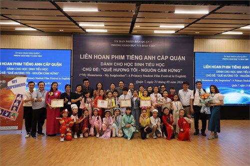 Liên hoan phim tiếng Anh cấp Quận dành cho học sinh tiểu học, chủ đề  Quê hương tôi, Nguồn cảm hứng !