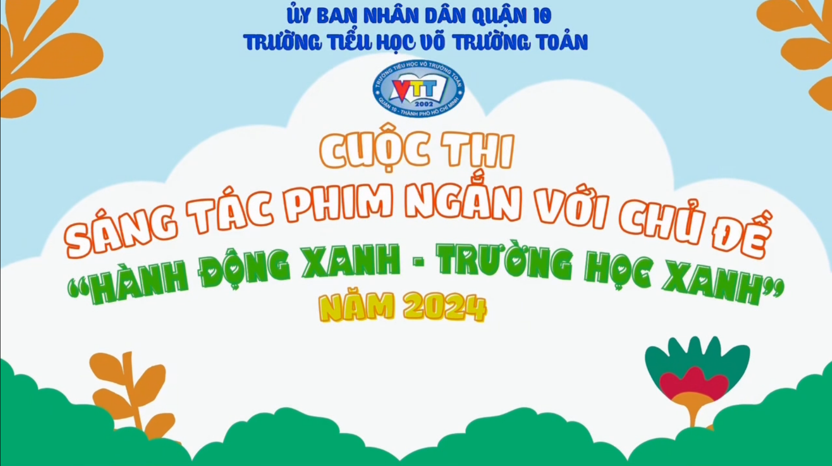 Bài dự thi của với chủ đề  Hành động xanh - Trường học xanh  năm 2024 của các bạn học sinh lớp 5/2.