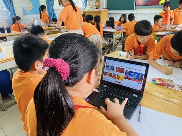 Ứng dụng chuyển đổi số vào dạy học, giúp học sinh tìm hiểu về ngày Giỗ Tổ Hùng Vương