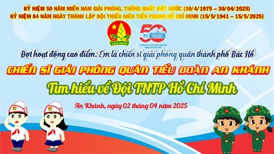 Chiến sĩ giải phóng quân tìm hiểu đội tntp hồ chí minh