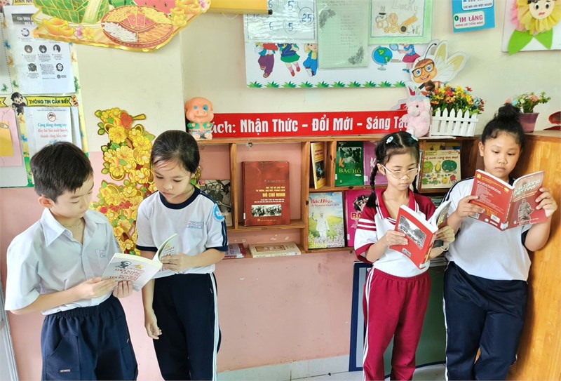 🌱 Góc học tập “Không gian Hồ Chí Minh” – Nơi ươm mầm những ước mơ đẹp 🌱