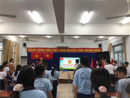 Đại hội Liên đội và Lễ trao Quyết định công nhận Ban Chỉ huy liên đội năm học 2024 - 2025