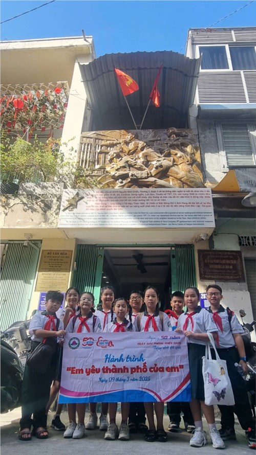 Hành trình  Em yêu Thành phố của em  - Điểm 2: Cơ sở giấu vũ khí Biệt động Thành đánh Dinh Độc lập năm 1968