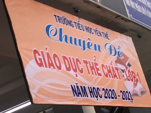 Chuyên đề GDTC lớp 1 tại Trường TH Yên Thế