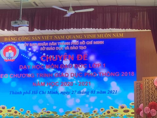 Chuyên đề dạy học môn Đạo đức lớp 1 theo chương trình GDPT 2018