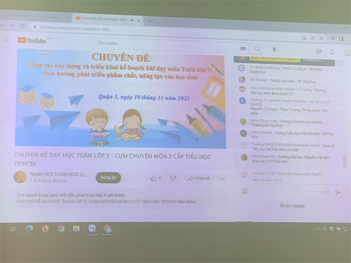 Chuyên đề công tác xây dựng và triển khai kế hoạch dạy Toán lớp 3 theo hướng phát triển phẩm chất và năng lực học sinh
