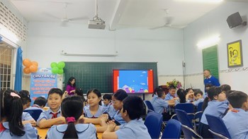 Chuyên đề Cụm 1 - Giảng dạy Tiếng Anh cho học sinh lớp 5 với giáo viên người nước ngoài và phần mềm bổ trợ