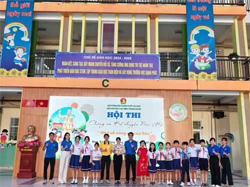 Hội thi  Chúng em kể chuyện Bác Hồ  năm học 2024-2025